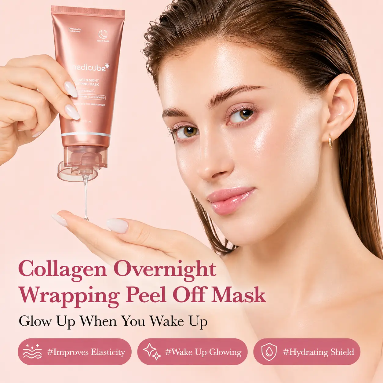 Medicube collagen night wrapping mask (75 ML) 3