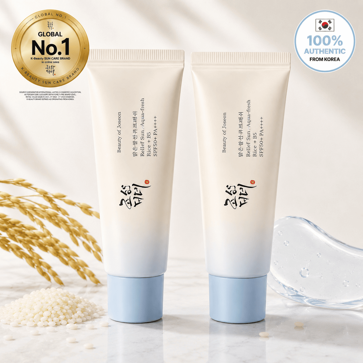 2 PC Beauty of Josen Relief Aqua Fresh Sunscreen (1)